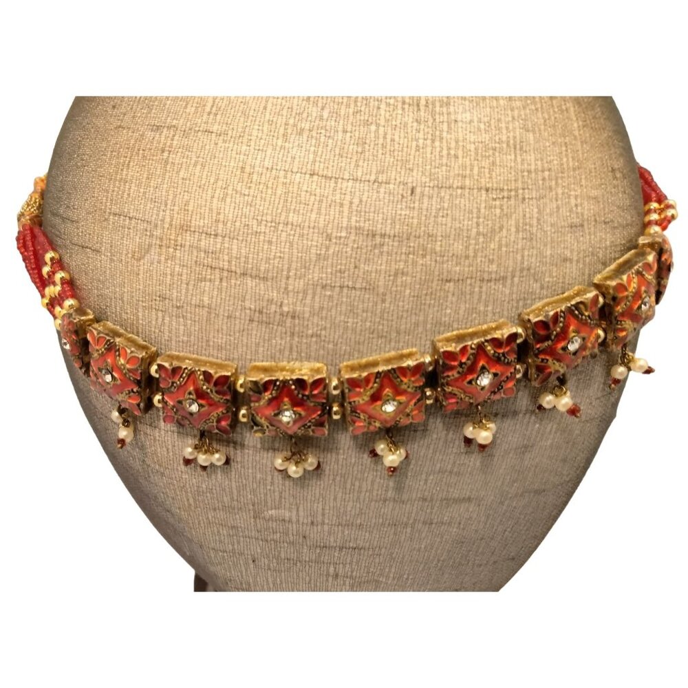 Hair Jewelry Headpiece Hairband Rhinestone Bollywood Beaded Headband Belt - Picture 2 of 10